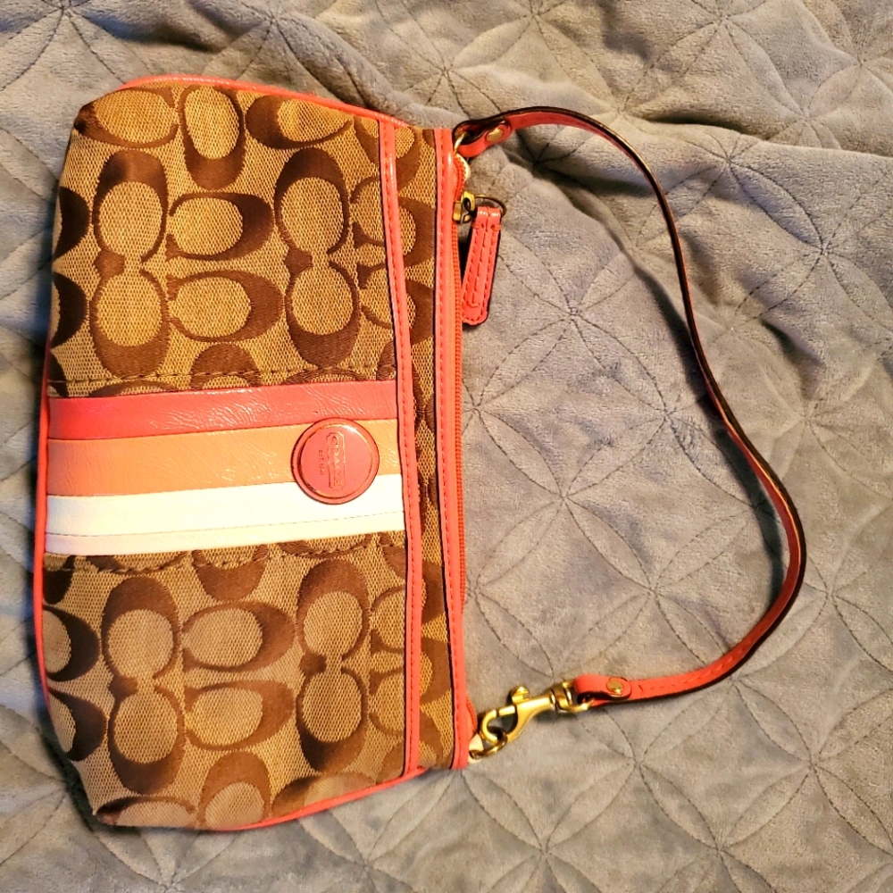 Coach oversized wristlet